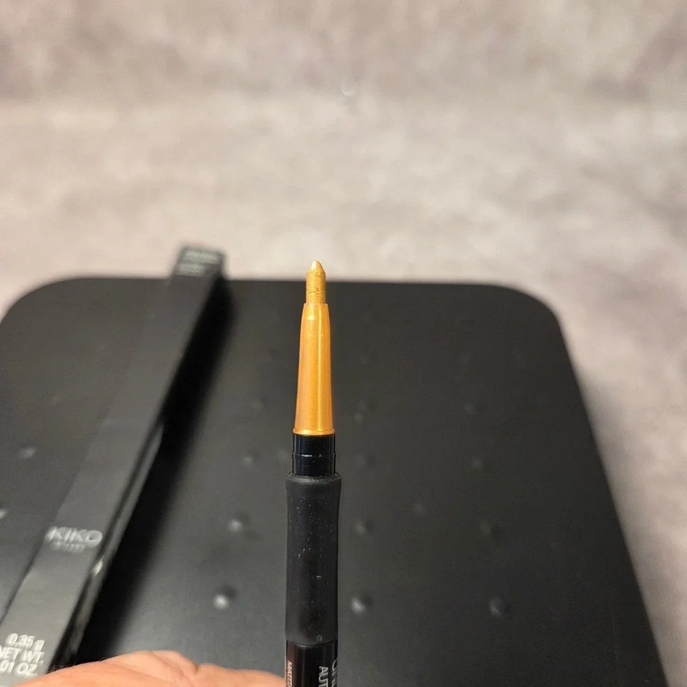 Kiko Milano Unlimited Precision Automatic Eyeliner and Khol 17 Gold 0.01 oz New
